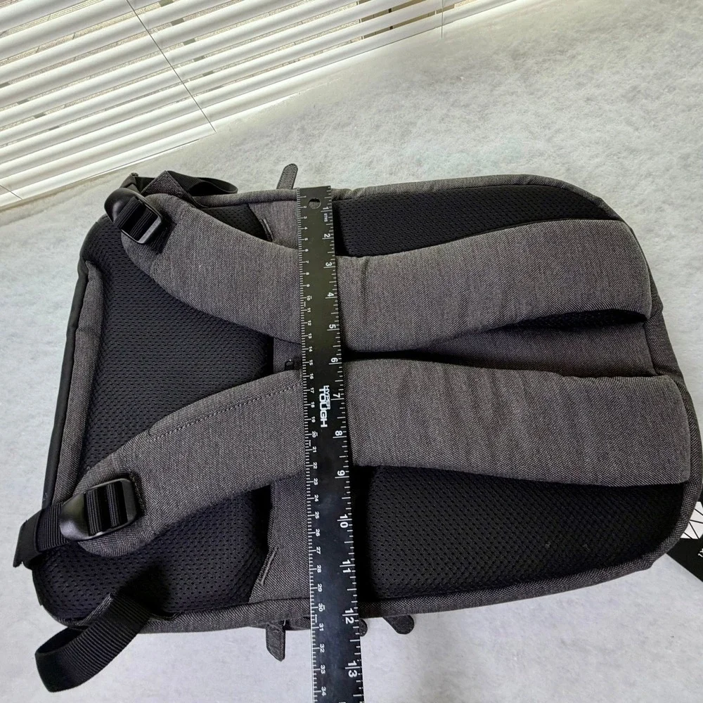 1XD GEAR Tech‎ Laptop Backpack w/ RFID& USB Charging Port NWT Black/Charcoal
